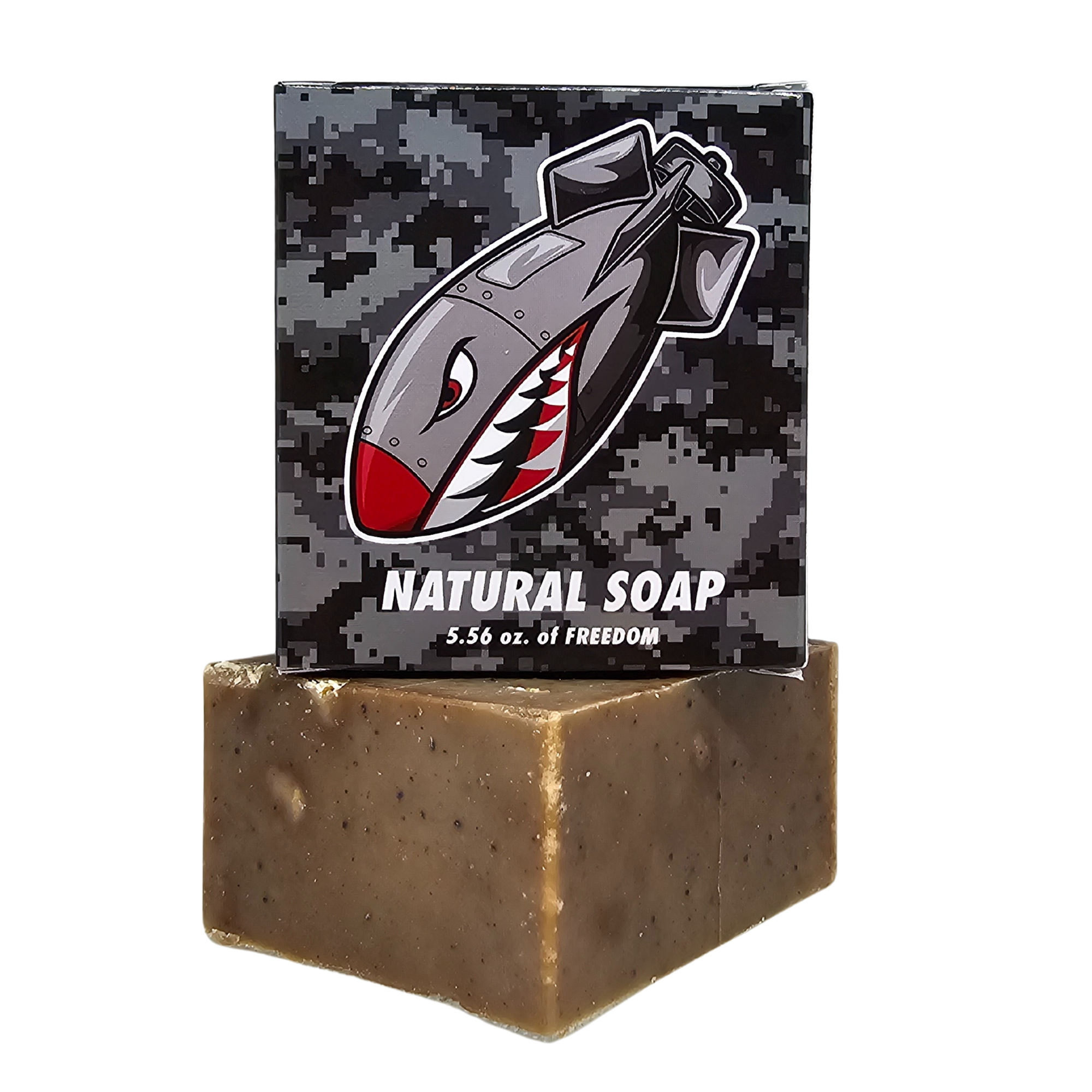 Exfoliator Natural Soap - Lemongrass and Peppermint