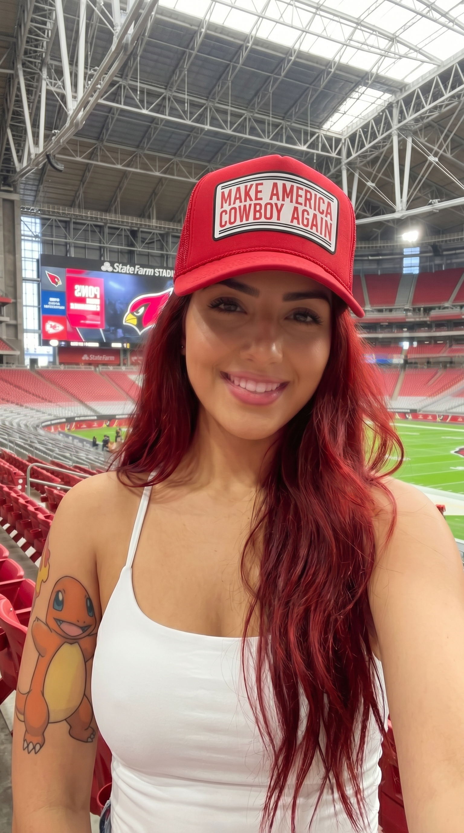 Make America Cowboy Again Banner Trucker Hat