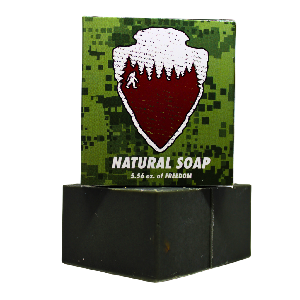 Pine Tar Natural Soap - Smoky and Citrus