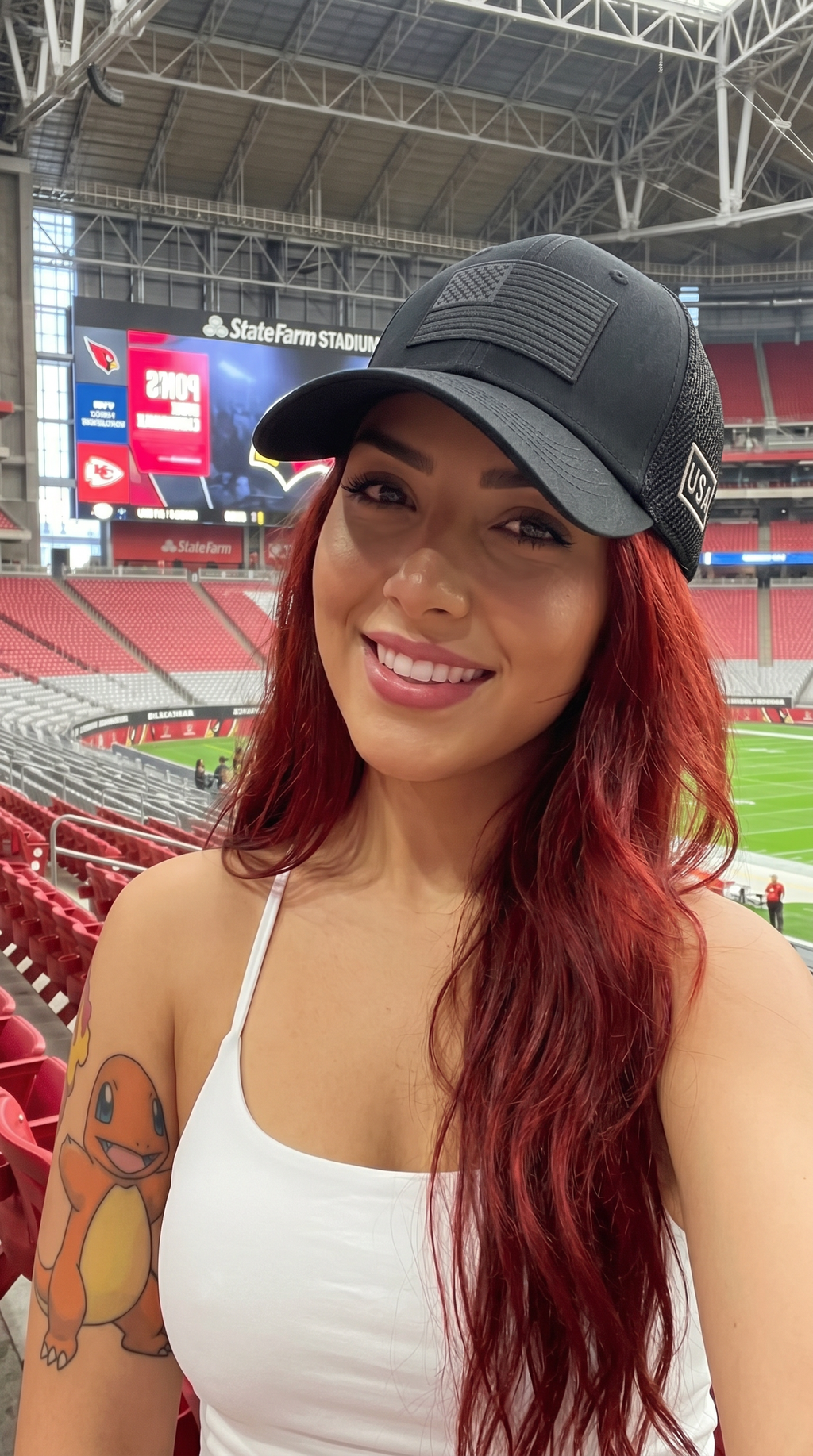 USA Tactical Trucker Cap – Double Mesh Back American Flag Hat