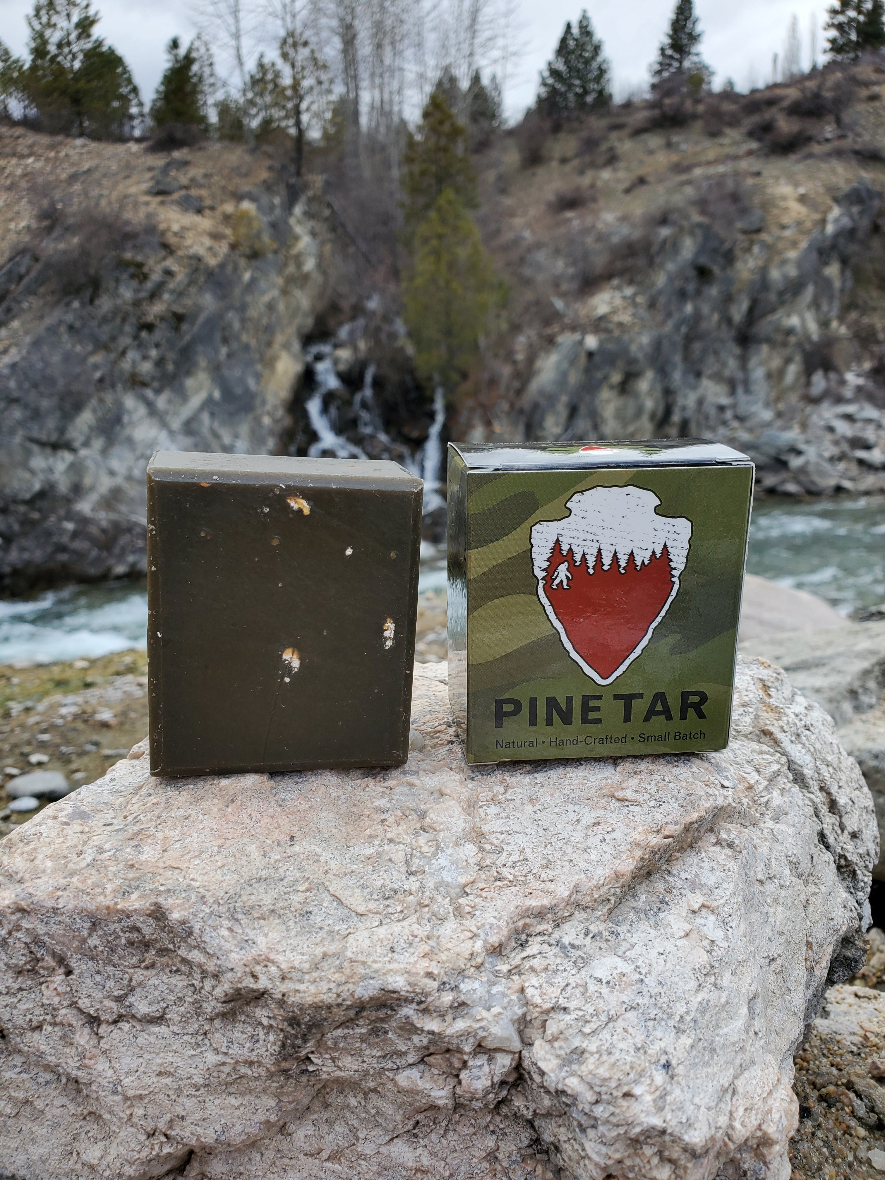 Pine Tar Natural Soap - Smoky and Citrus