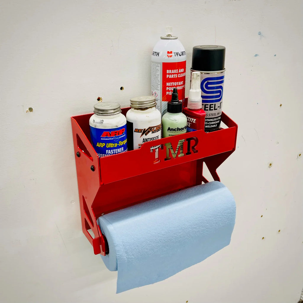 TMR PAPER TOWEL HOLDER WITH SHELF