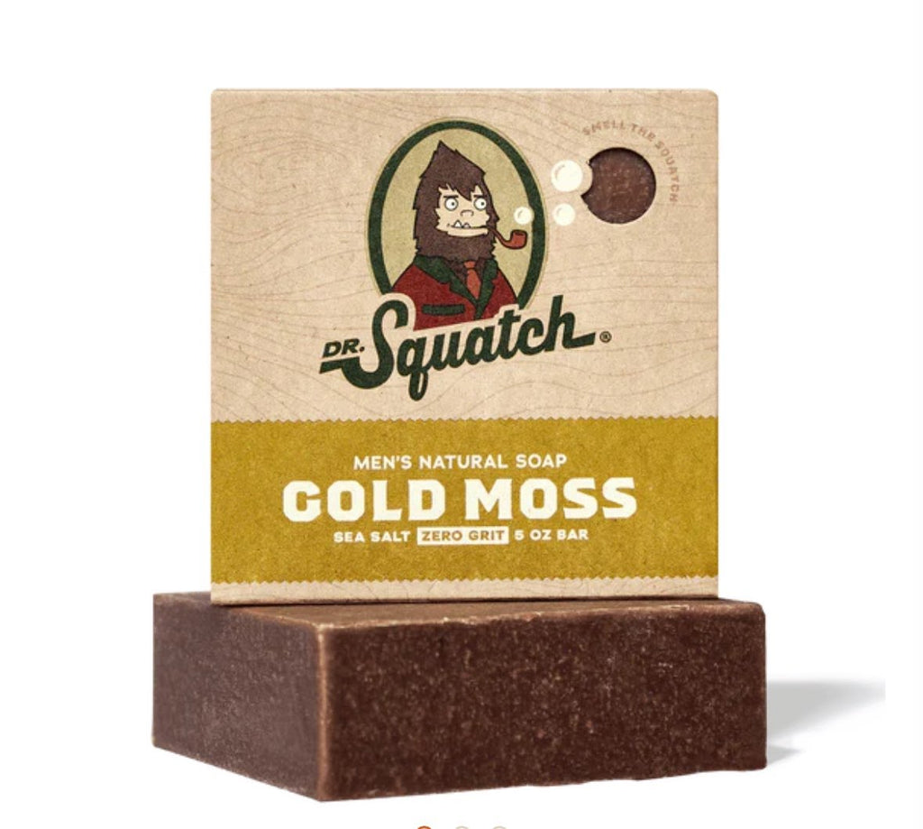 Dr. Squatch Gold Moss Bar Soap