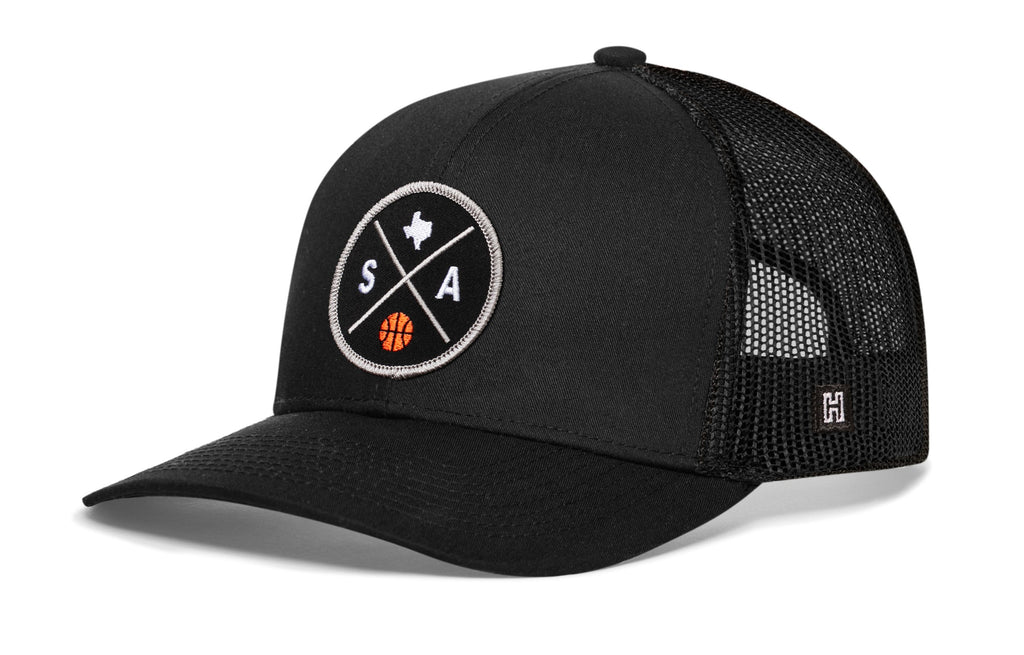 San Antonio Trucker Hat  |  SA X Basketball Snapback