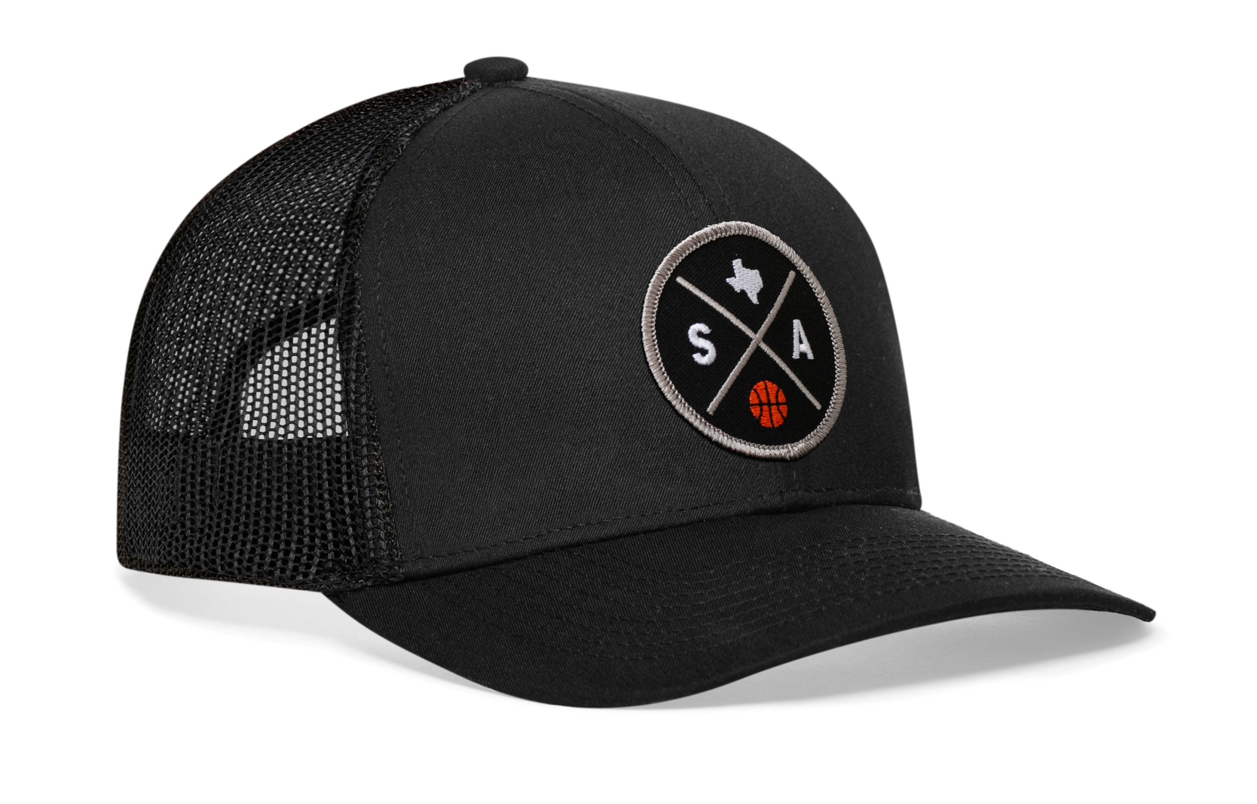 San Antonio Trucker Hat  |  SA X Basketball Snapback